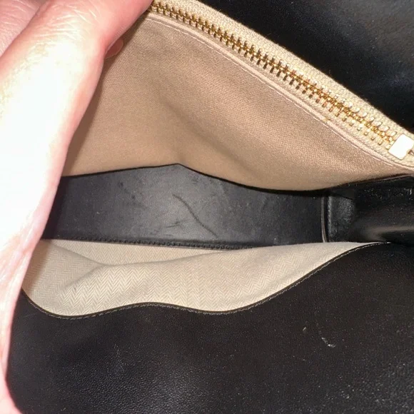 Tory Burch Lee Radziwill Exotic Small Double Bag - Picture 13 of 14